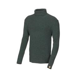 Col roulé GY Tolken Green pour homme – laine mérinos – Vert