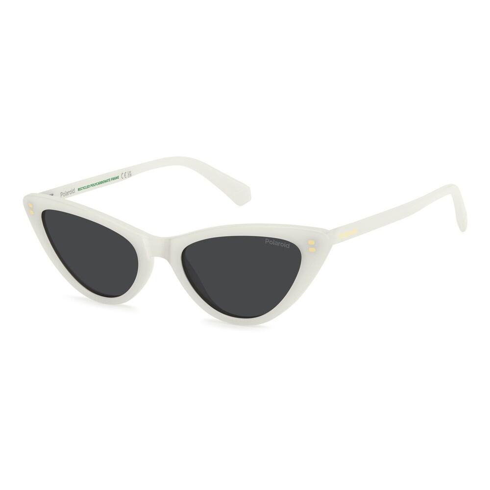 Polaroid - Lunettes De Soleil Polarisées Polaroid Pld 6246/s Vk6 Pour Femme, Taille 52 Mm - Lunettes De Soleil - Blanc|gris - No Size - Decathlon