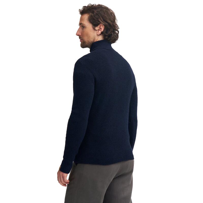 Col roulé GY Tolken Black pour hommes - laine mérinos - Noir 4/5