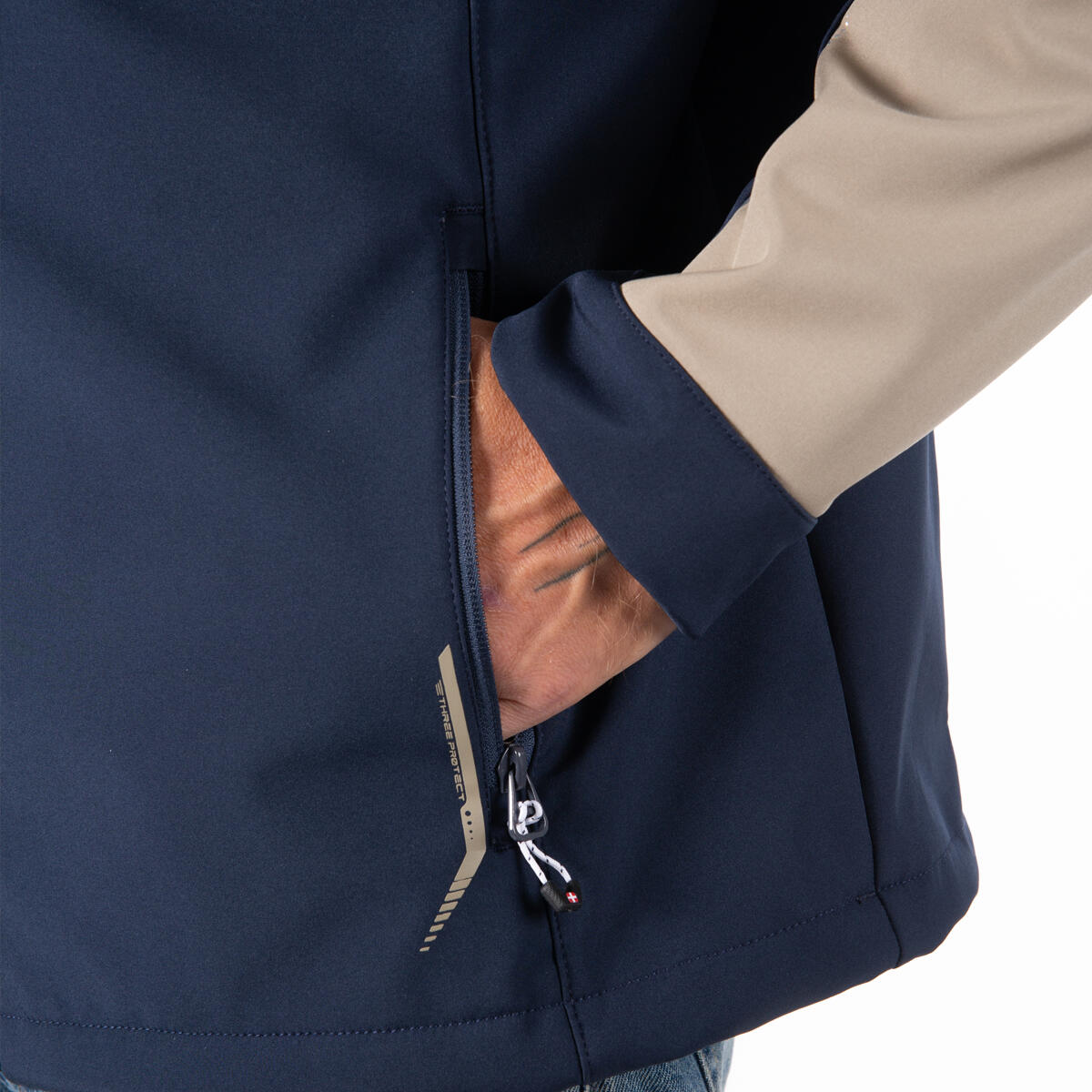 Kurtka turystyczna męska TIAGO SOFTSHELL wodoodporna 7/7