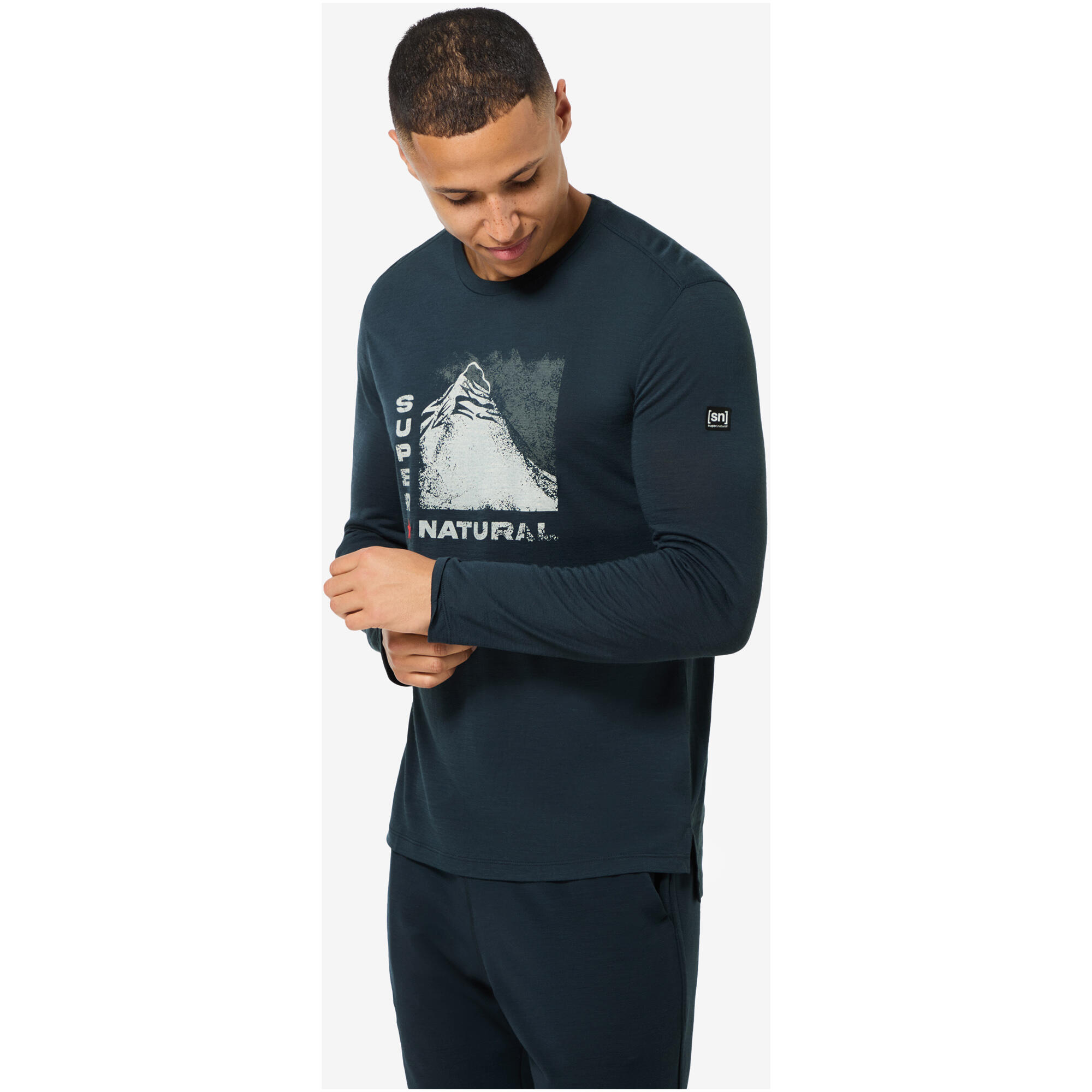 Longsleeve SUPER.NATURAL M SUPER MOUNTAIN LS 3/7