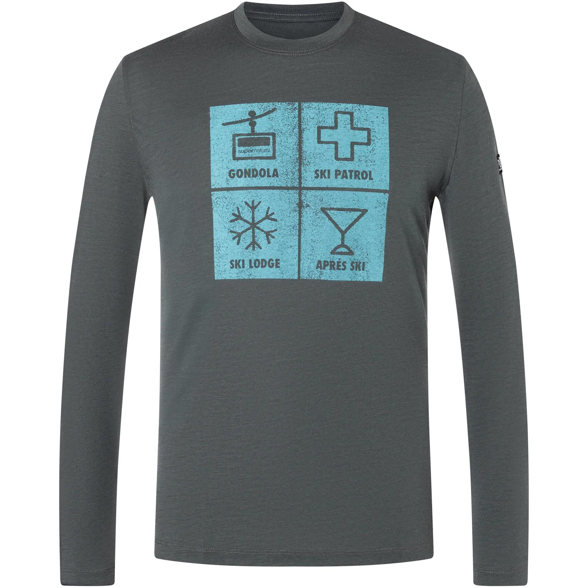 Longsleeve SUPER.NATURAL M SWISS LODGE LS 4/7
