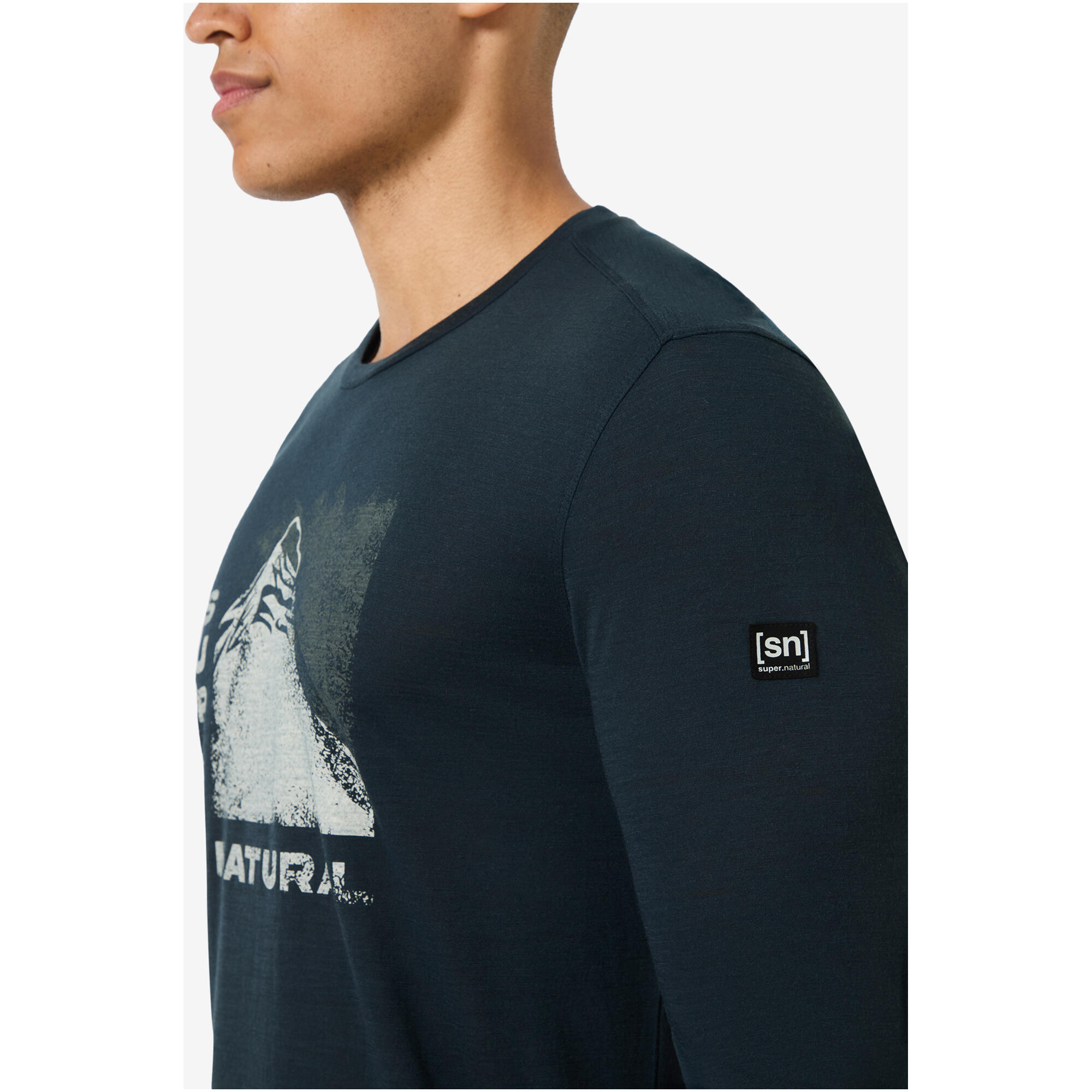 Longsleeve SUPER.NATURAL M SUPER MOUNTAIN LS 4/7