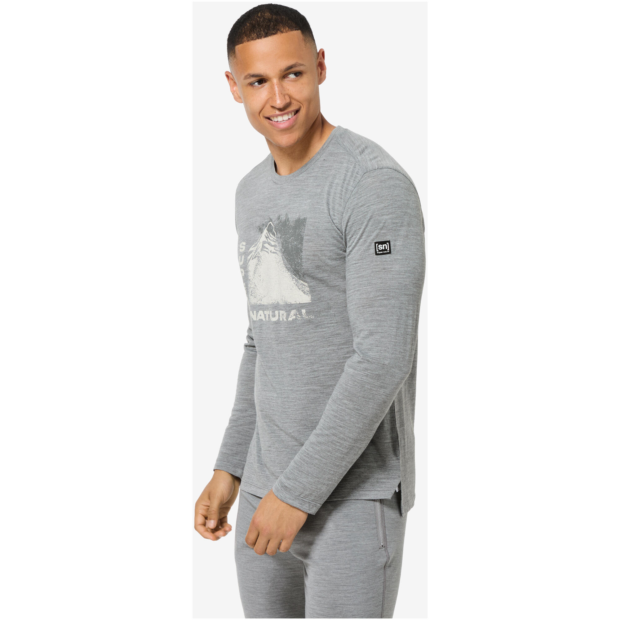 Longsleeve SUPER.NATURAL M SUPER MOUNTAIN LS 3/7