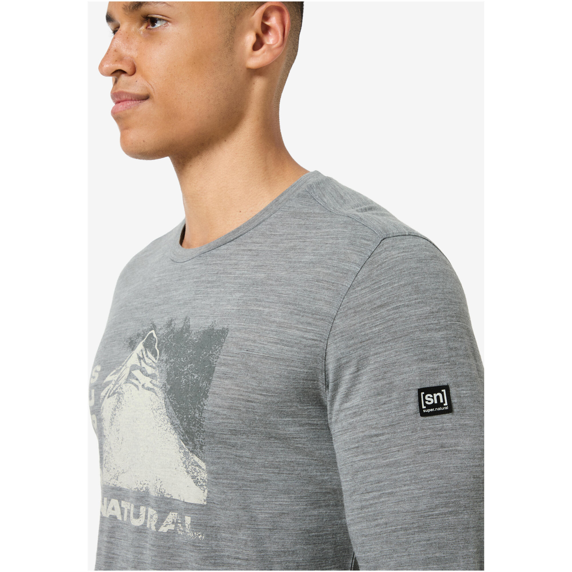 Longsleeve SUPER.NATURAL M SUPER MOUNTAIN LS 4/7
