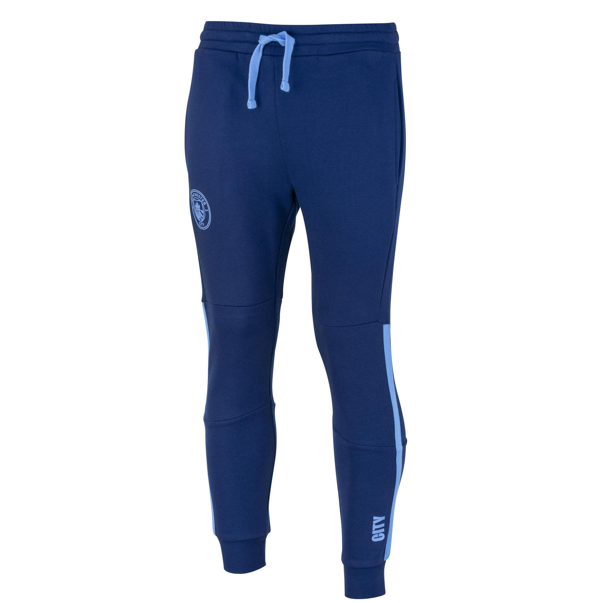 Manchester City - Pantalon Molleton Fit Manchester City - Collection Officielle - Football - Pantalons - Bleu - Decathlon