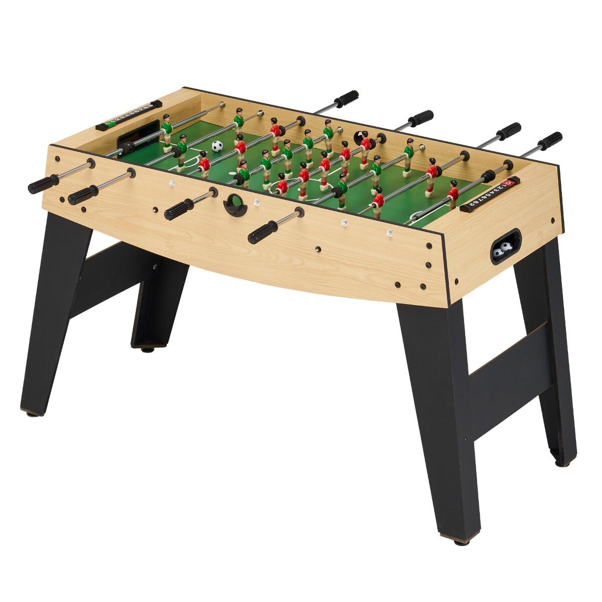 Kangui Calcio Da Bar Con Barre Telescopiche E 3 Palline | Tavolo Da 2-4 Giocatori, Robusto E Resistente