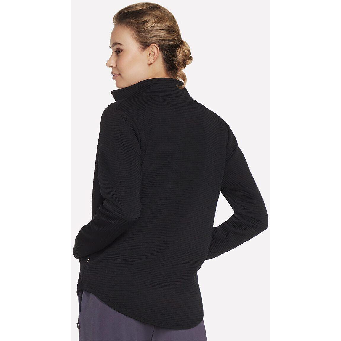 Casaco Skechers The GO WALK Shine Jacket, Preto, Mulheres 2/5