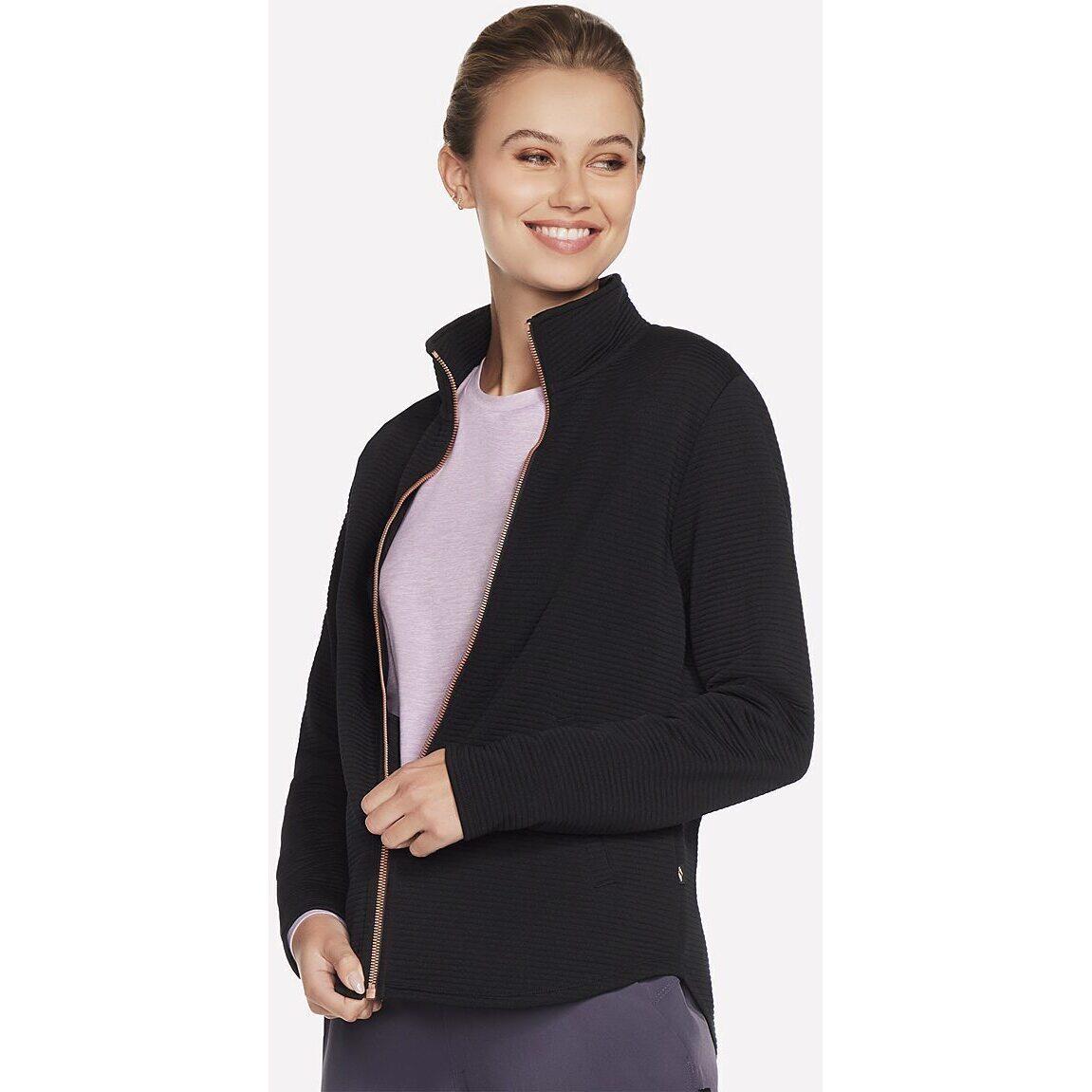Casaco Skechers The GO WALK Shine Jacket, Preto, Mulheres 5/5