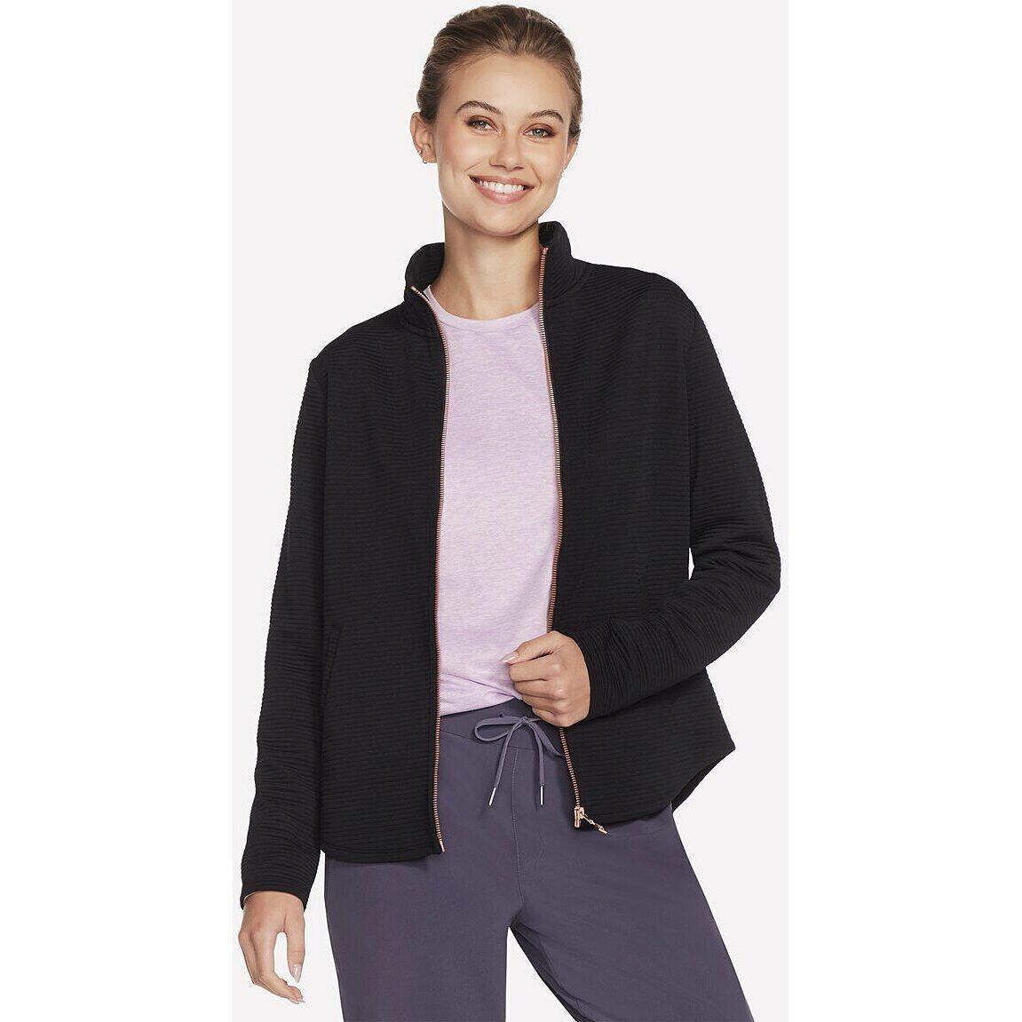 Casaco Skechers The GO WALK Shine Jacket, Preto, Mulheres 4/5