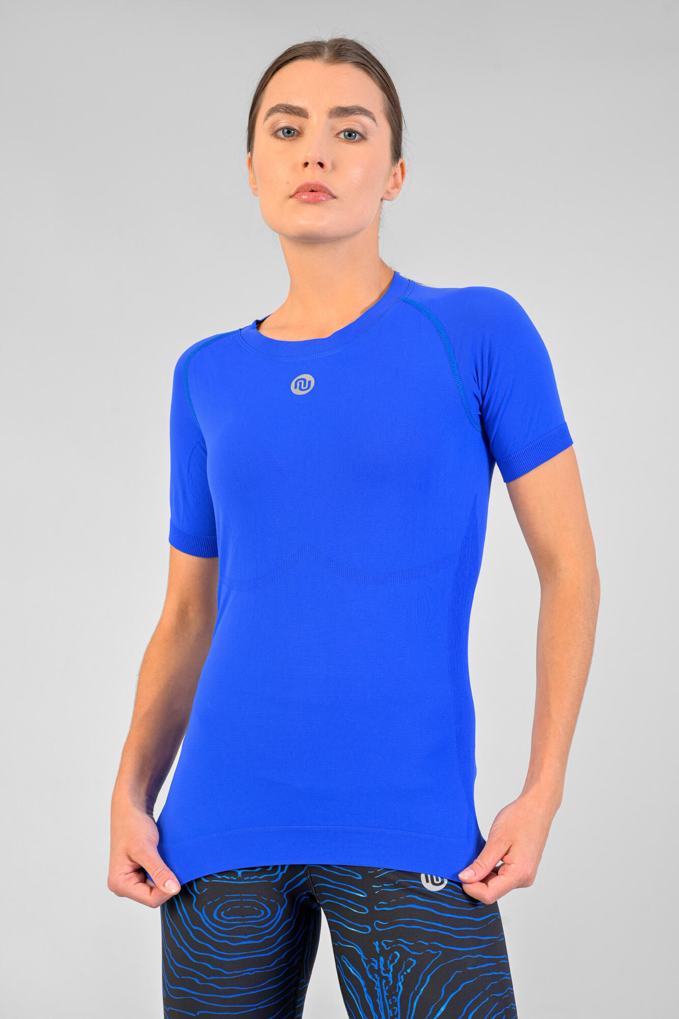 Koszulka z krótkim rękawem sportowa damska Nessi Sportswear Ultra 4/5