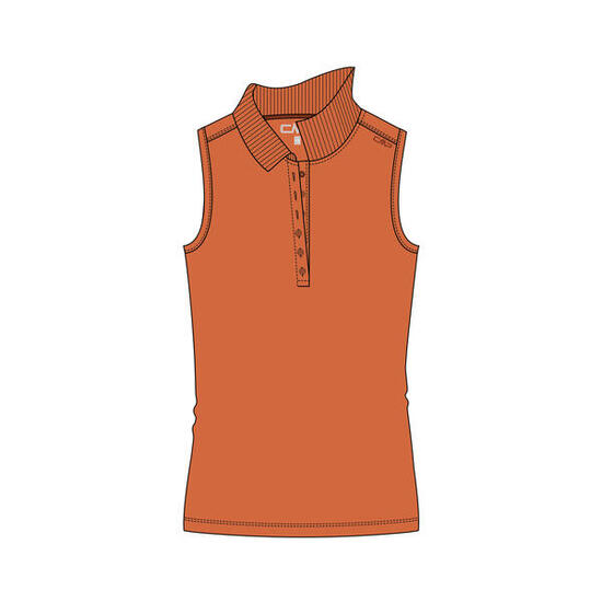 Polo sans manche femme CMP