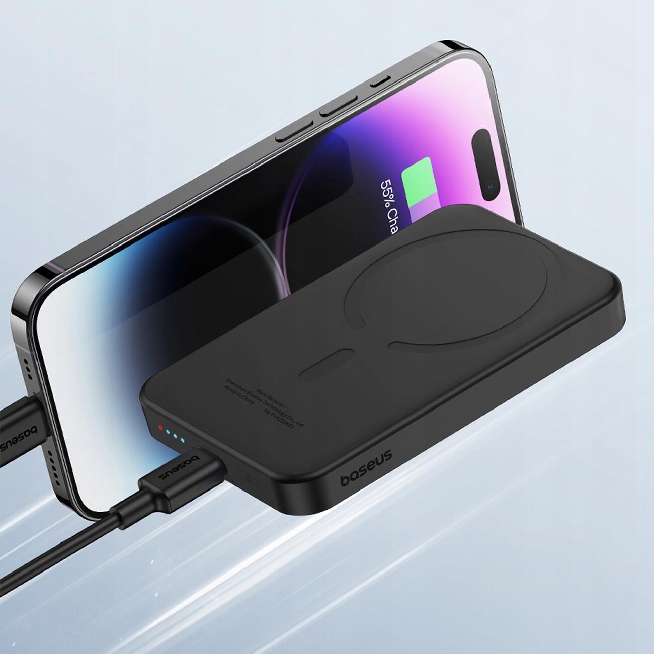 Powerbank MagSafe Baseus Mini 5000mAh 20W Magnetico + Cavo USB-C 4/7
