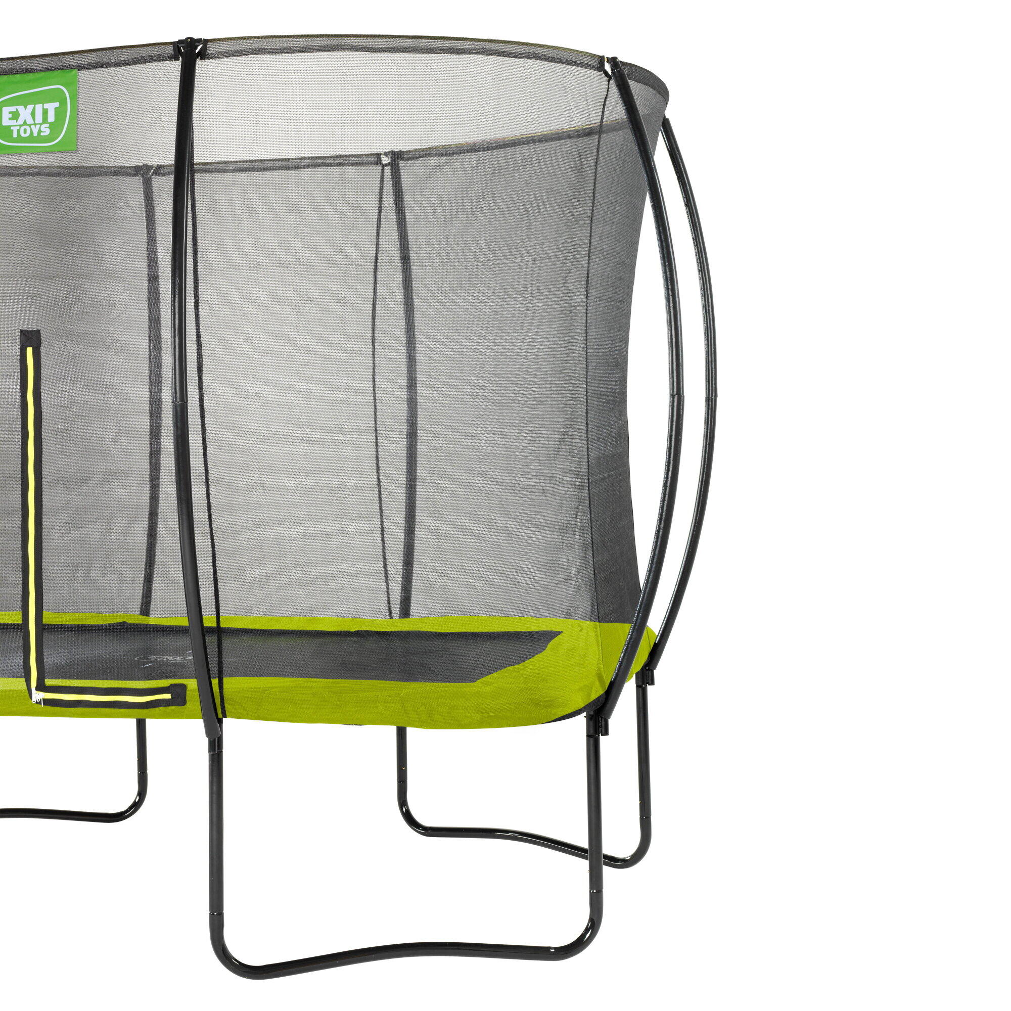 Trampolino elastico EXIT Silhouette 244x366cm - verde 5/7