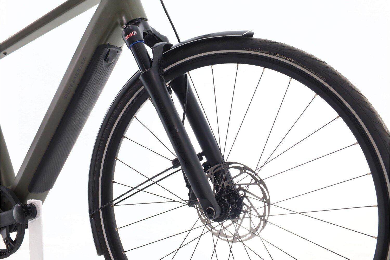Poignées Vélo Hybrides Bikekit Avec éclairage Ergo - Bar Ends - Noir