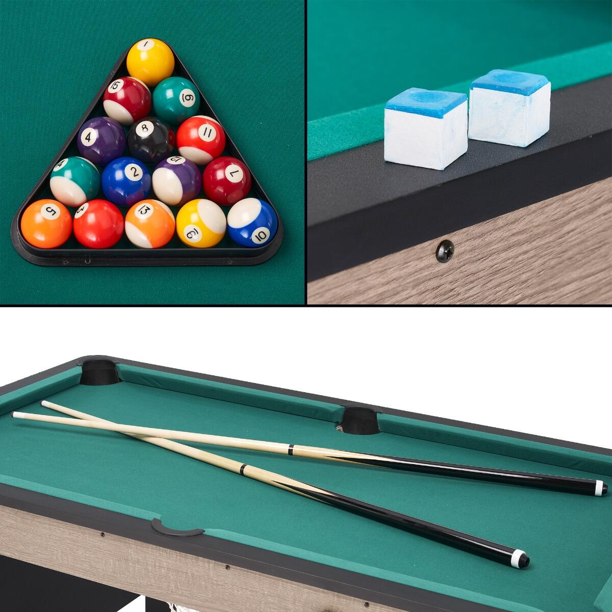 Klappbarer Billardtisch für 2 Spieler inklusive Zubehör 3/5