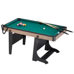 Table de billard pliable pour adulte avec accessoires inclus
