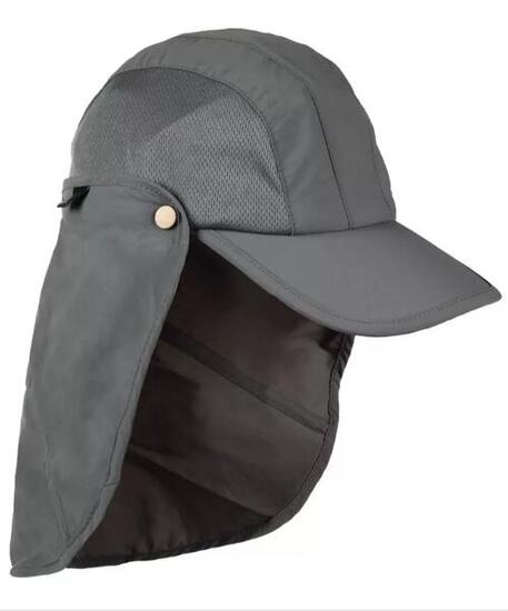 Casquette Saharienne Elementerre "Albatros" L Gris