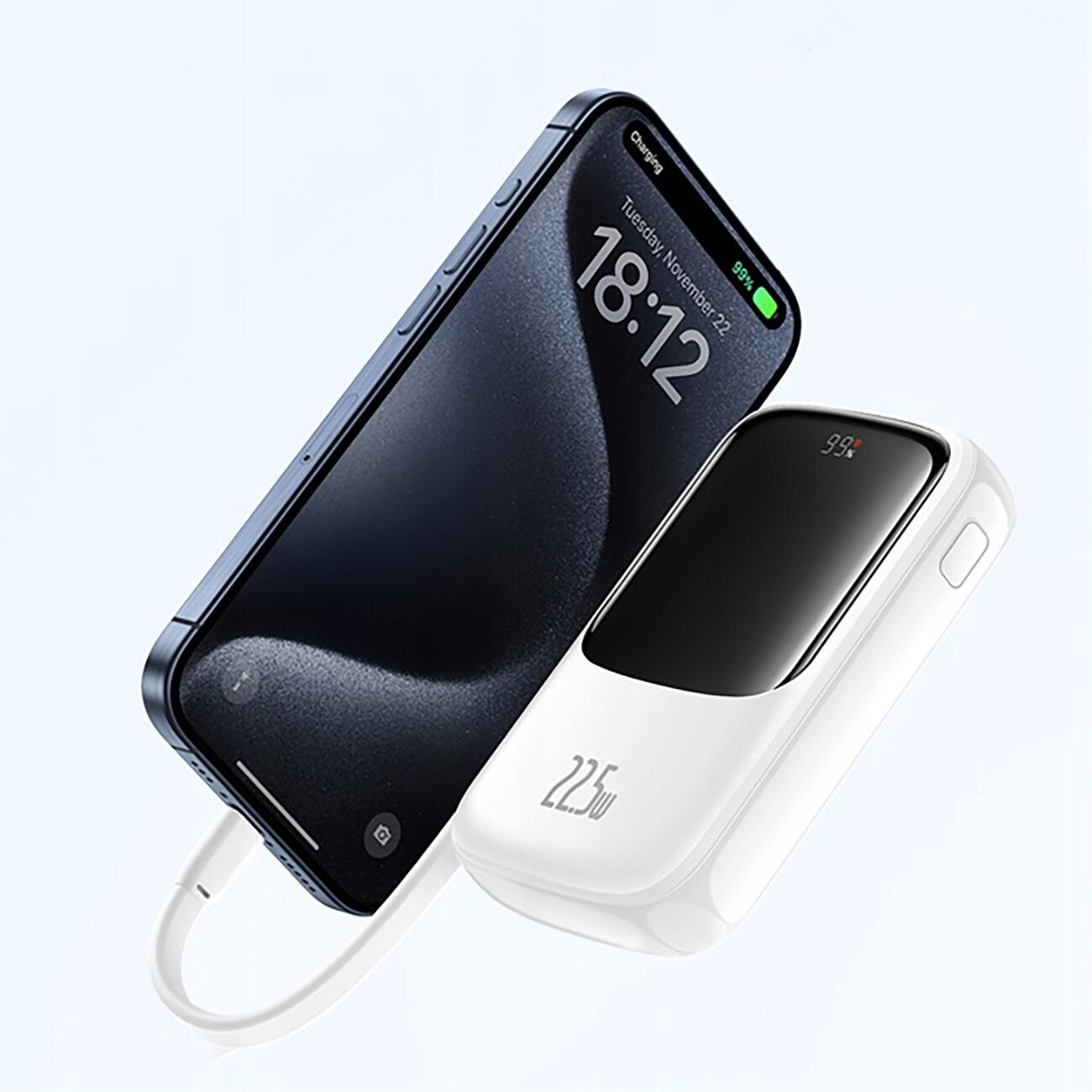 Caricabatterie Portatile Baseus Qpow 22.5W 10000mAh con USB-C 6/7