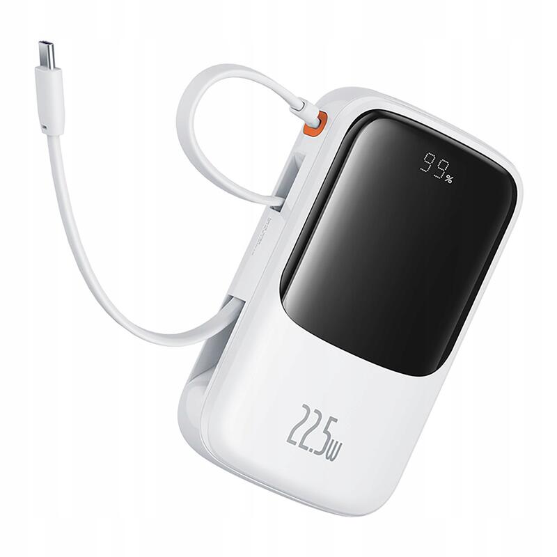 Powerbank Baseus 22.5W 10000mAh cu cablul USB-C ntegrat