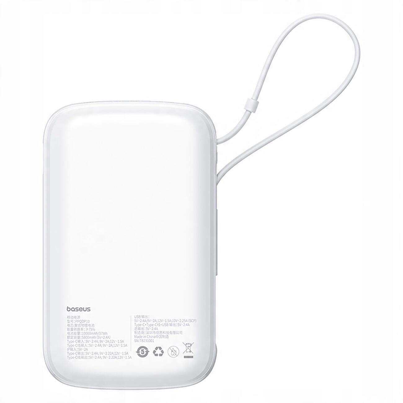 Caricabatterie Portatile Baseus Qpow 22.5W 10000mAh con USB-C 4/7