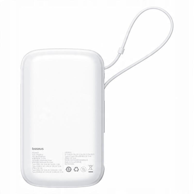 Powerbank Baseus 22.5W 10000mAh cu cablul USB-C ntegrat