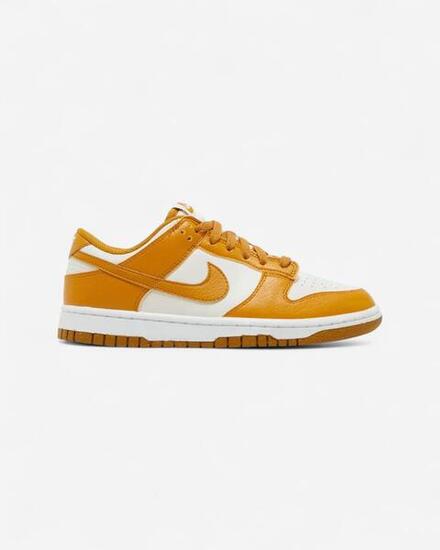 Nike Dunk Low Next Nature Phantom Gold Suede (Women's)