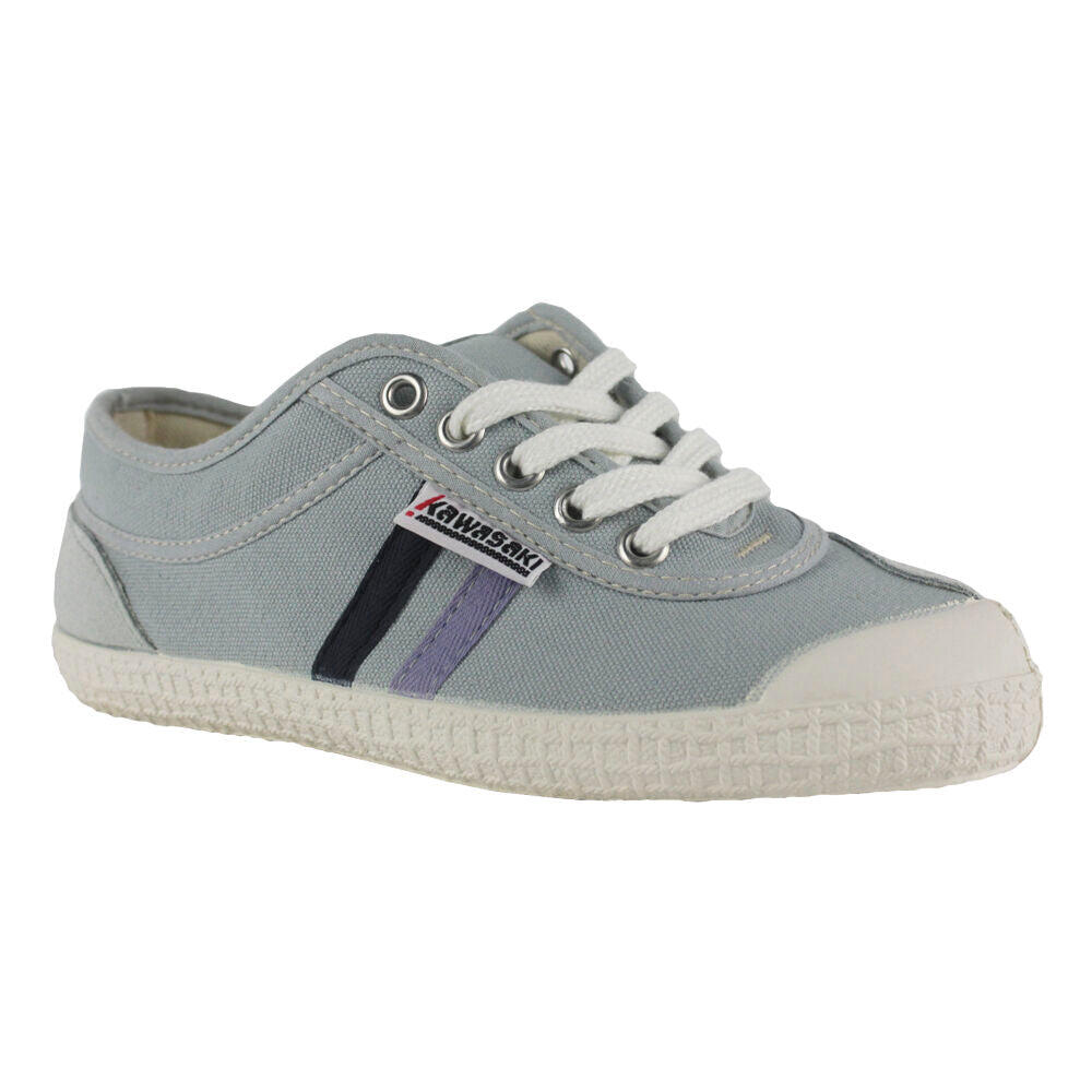Kawasaki Retro 23 Canvas Shoe K2320W Mouse Grey Lght Purple/Pink 2/5