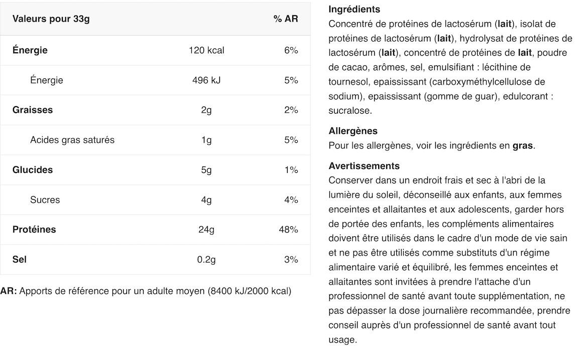 Whey concentrée - Critical Whey - Chocolat Noisette 2/3