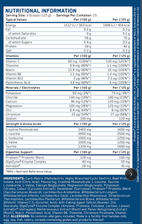 Hard gainer - Beef Mass Gainer - Millions d'Ananas 3/3