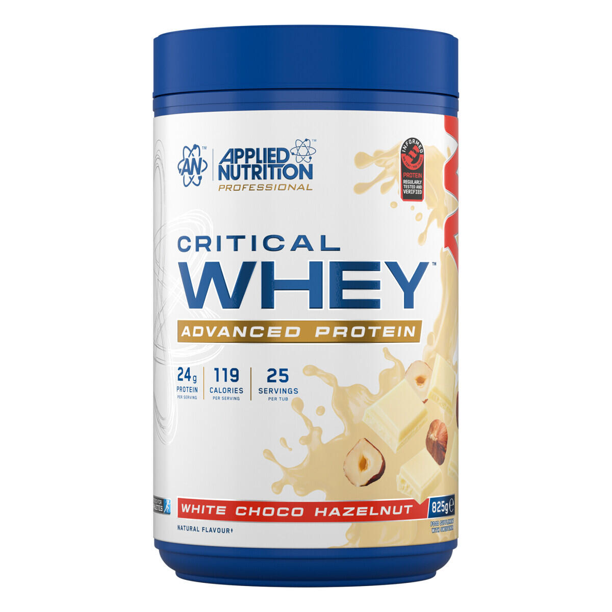 APPLIED NUTRITION Concentrato di siero di latte - Critical Whey - Cioccolato Nianco e Nocciola