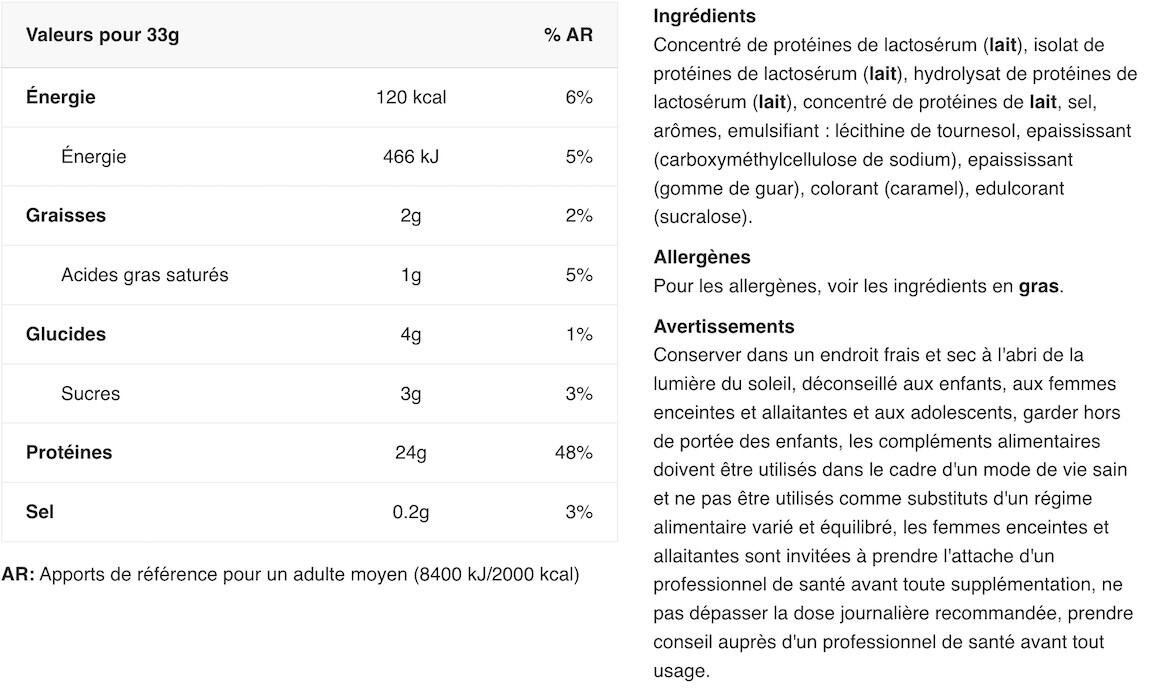Whey concentrée - Critical Whey - Caramel Salé 2/3