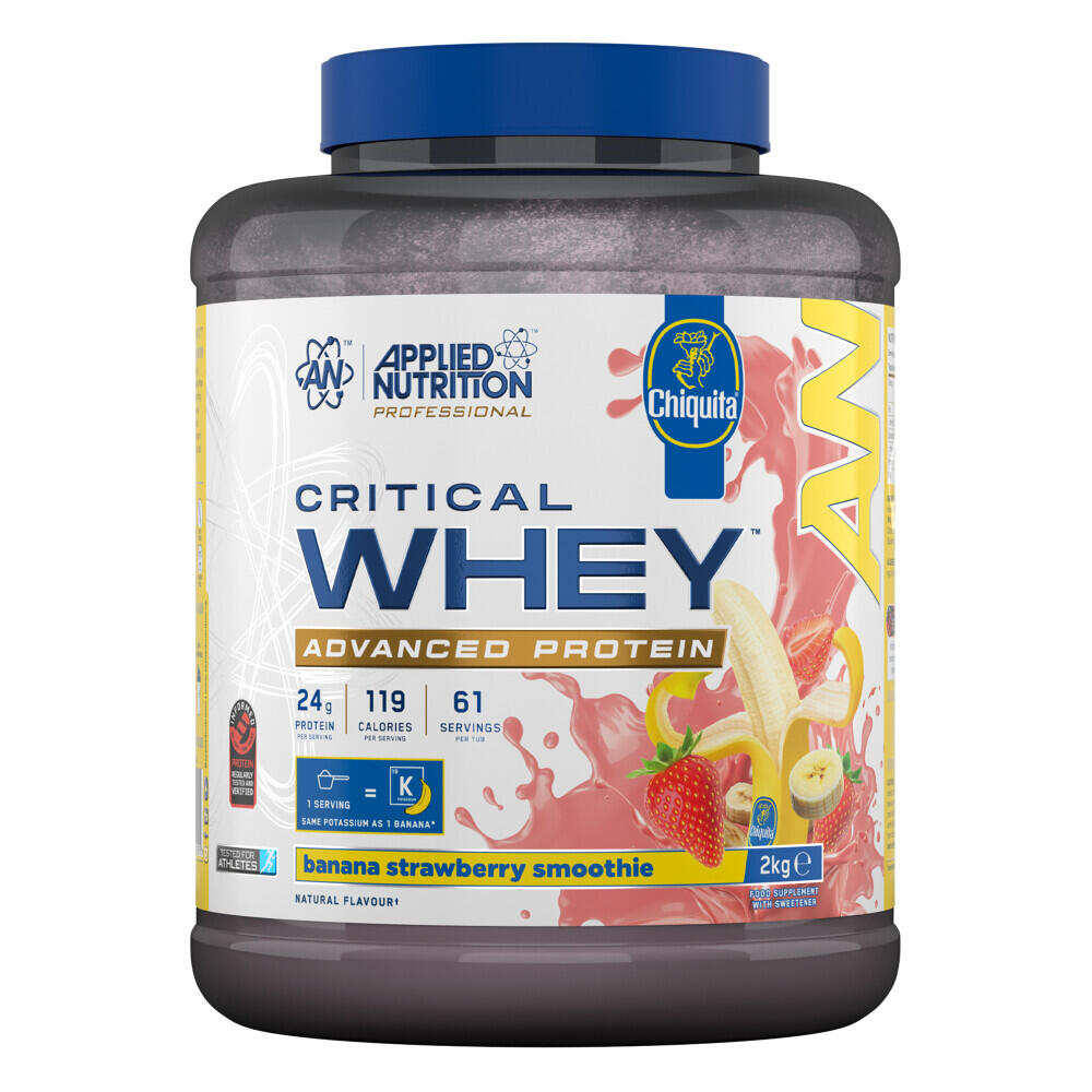 Applied Nutrition - Whey Concentrée - Critical Whey - Smoothie Chiquita Banane Fraise - Whey Protéine - Decathlon