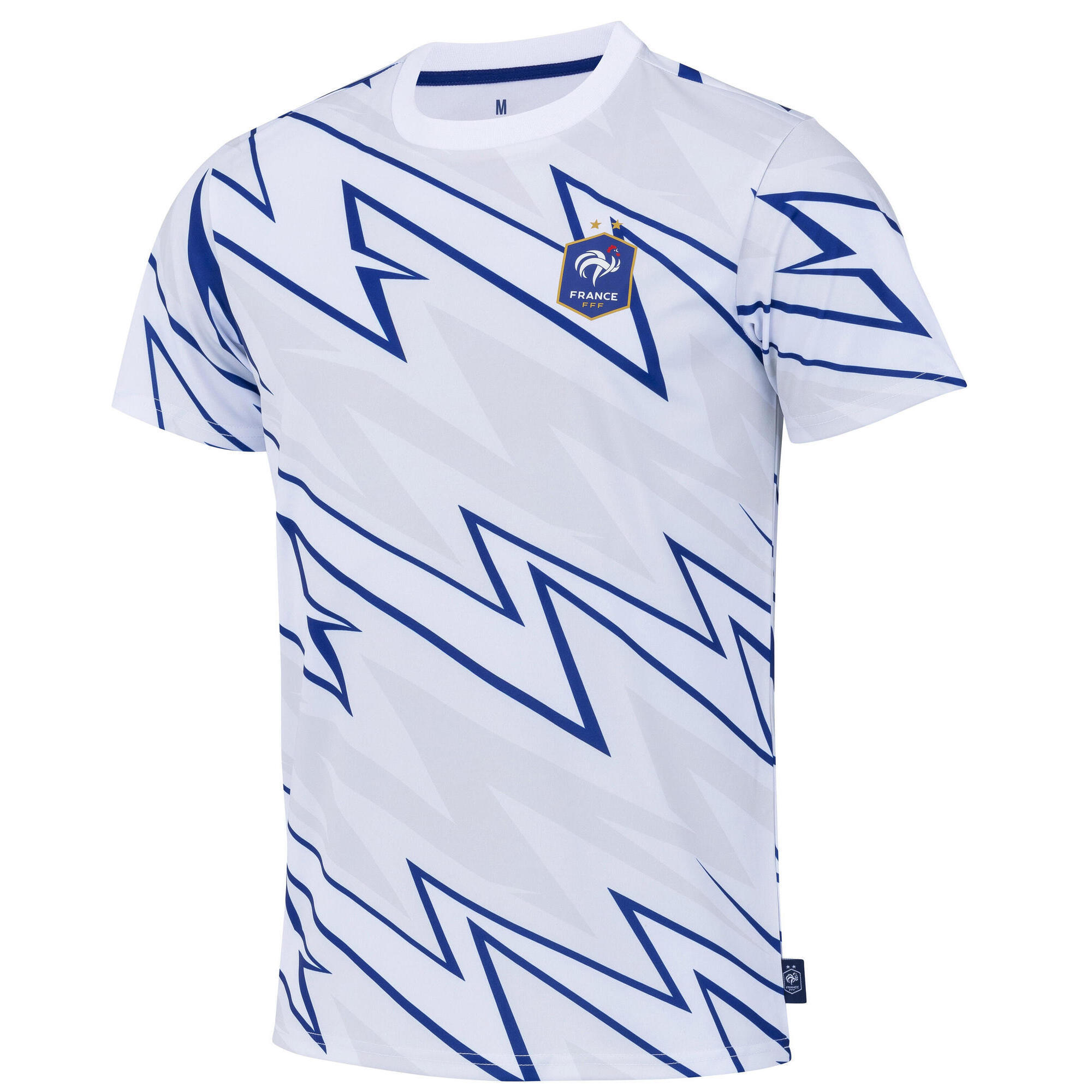 Fff - Maillot Fff - Collection Officielle Equipe De France De Football - Maillot Manches Courtes - Blanc - Decathlon