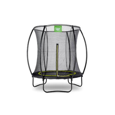 Trampoline outdoor kinderen silhouette rond op poten ø183cm zwart