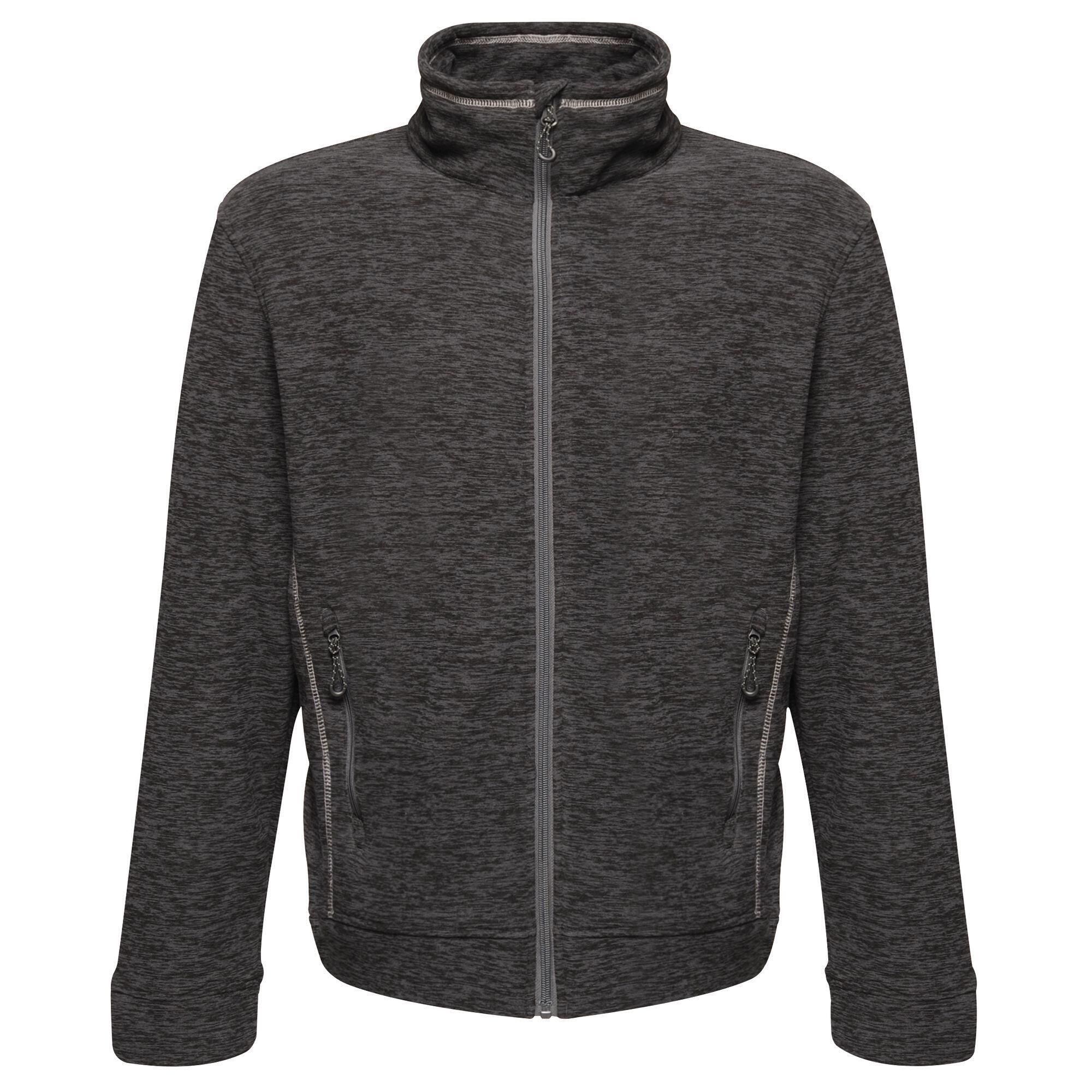 REGATTA Mens Thornly Full Zip Fleece (Seal Grey Marl)