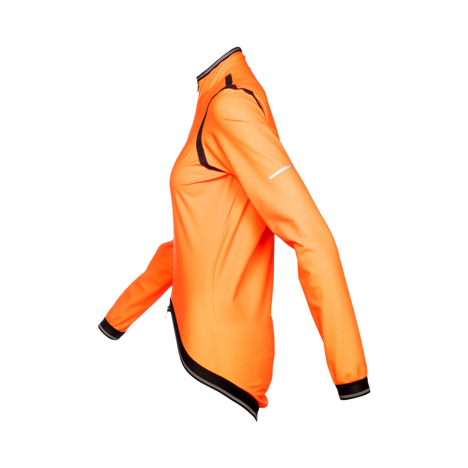 Veste Cyclisme Pluie Vent Femme - Kaaiman Jacket Fluo Orange 3/5