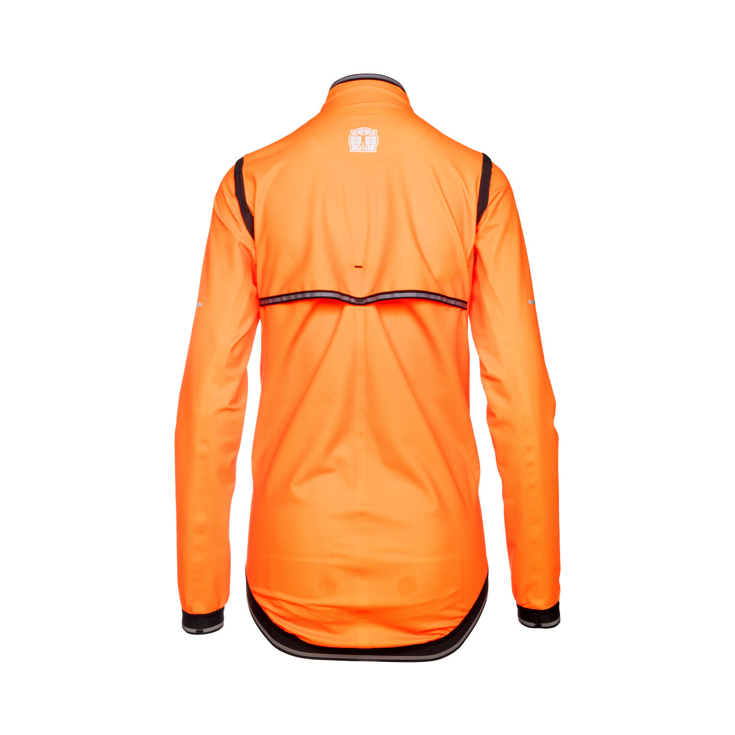 Veste Cyclisme Pluie Vent Femme - Kaaiman Jacket Fluo Orange 2/5