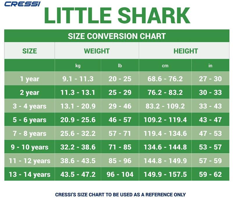 Pianka neoprenowa z długim rękawem Cressi Little Shark Shorty Jr 3/3