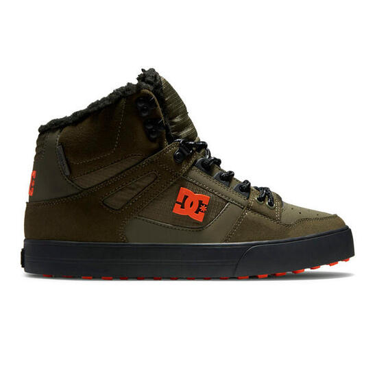 DC Shoes Pure High-Top Wc Wnt Adys400047 Dusty Olive/Orange (Doo)