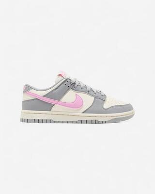 Nike dunk low next nature light smoke grey pink rise (women's)