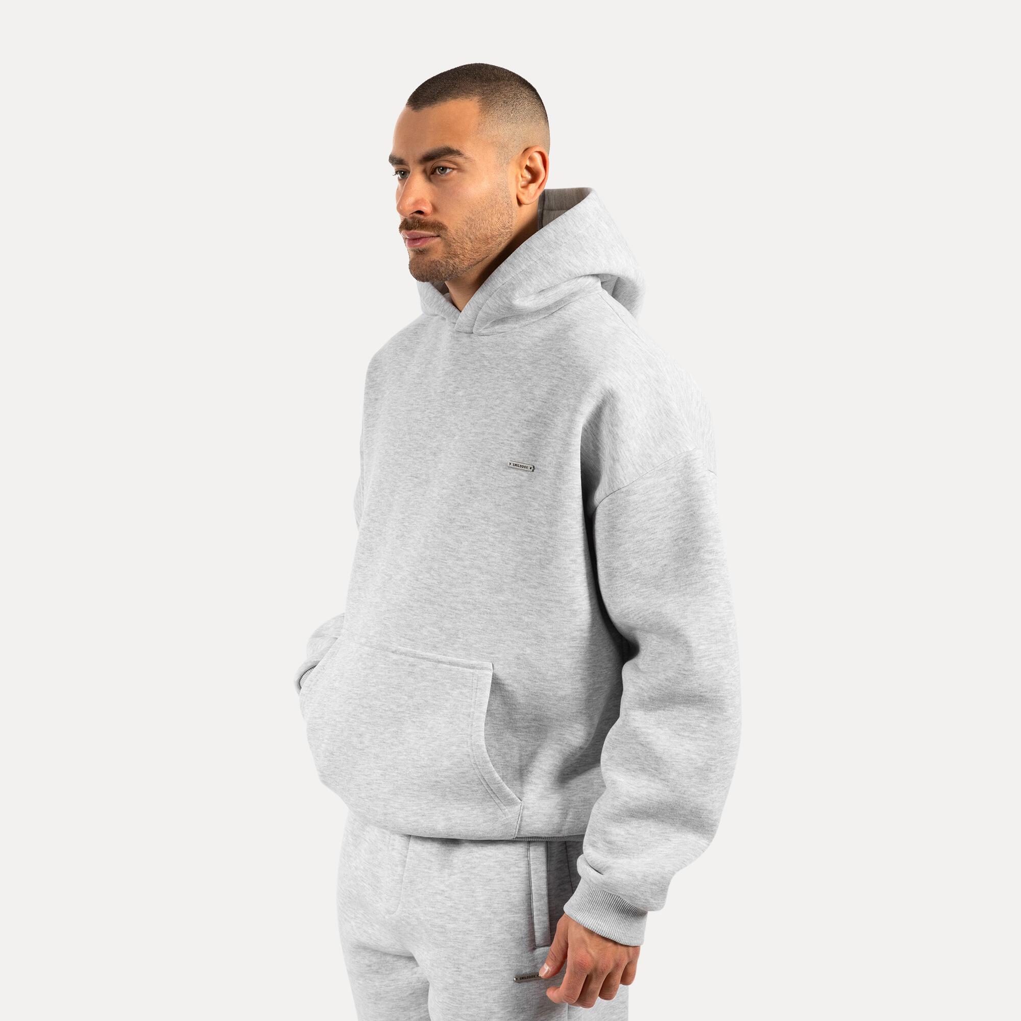 Herren Hoodie Dawson Grau Melange 2/6