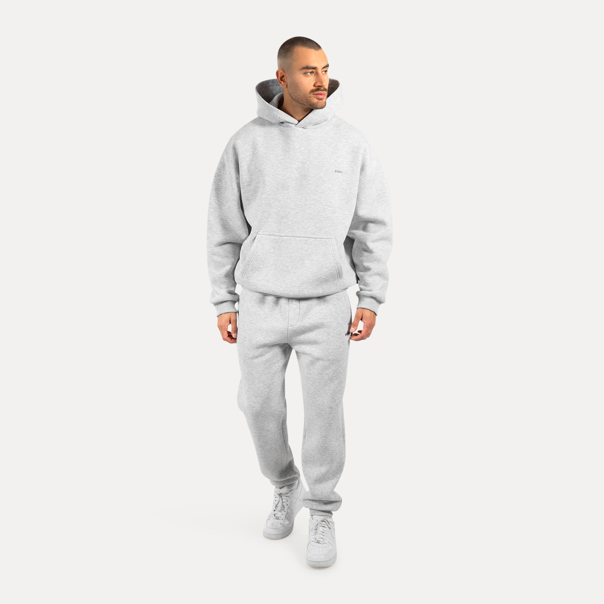 Herren Hoodie Dawson Grau Melange 3/6
