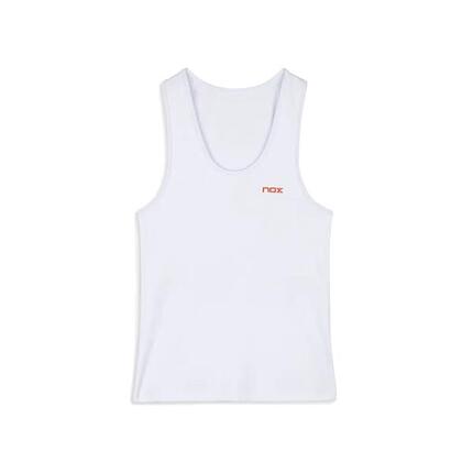 Camiseta tirantes mujer TEAM blanco