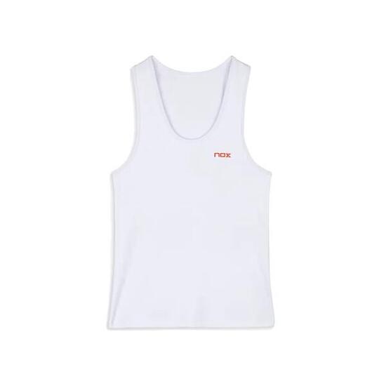Camiseta tirantes mujer TEAM blanco