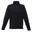 Heren Micro Zip Turtle Neck Fleece Sweater (Zwart)