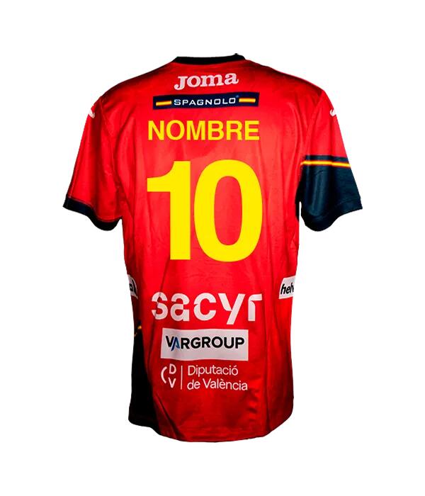 Camiseta Joma España Balonmano Masculino Roja 2025 2/4