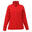 Chaqueta softshell resistente al viento para mujer Rojo Clásico/Gris