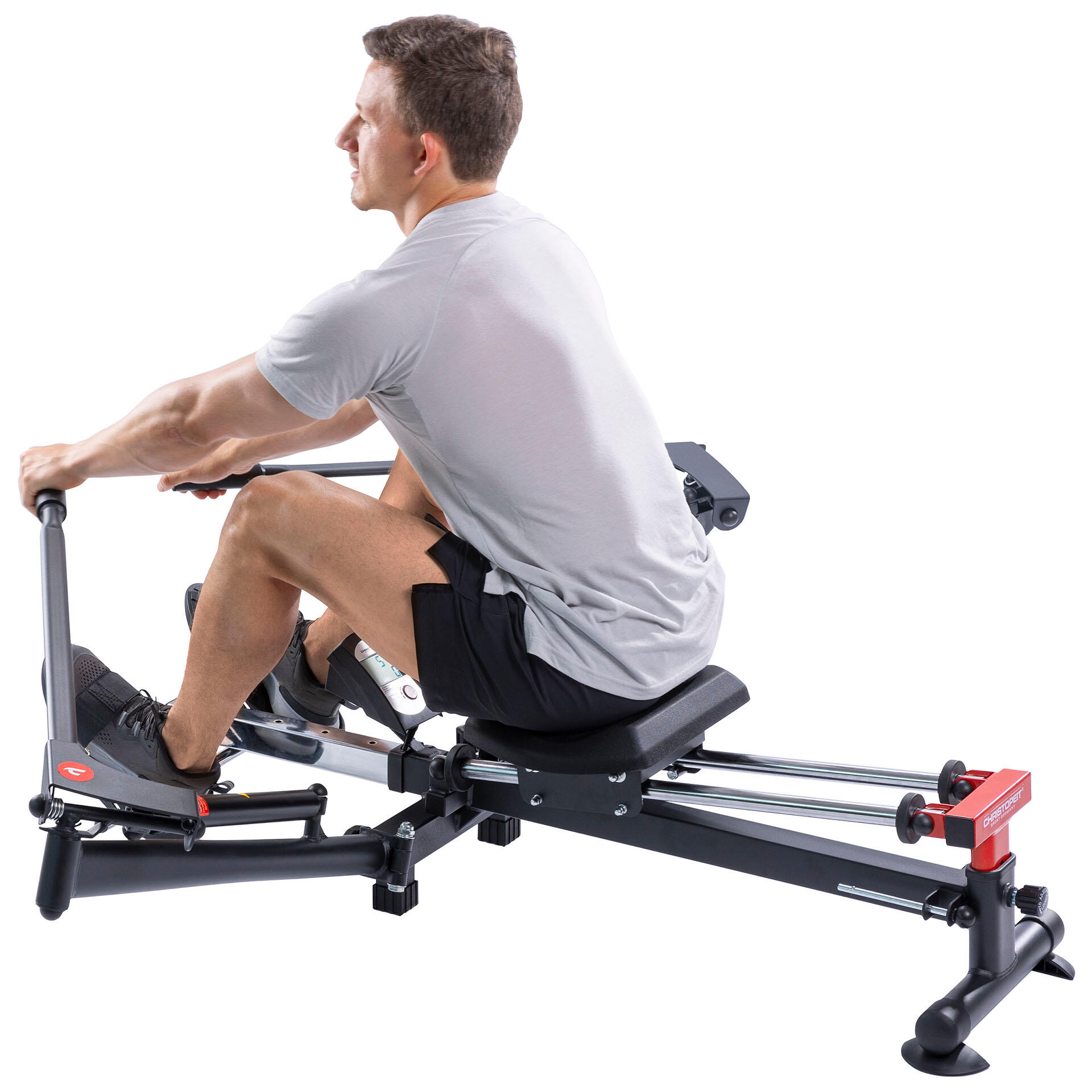 Roeitrainer Accord Black – Full-body training thuis met 12 weerstandsniveaus 3/7