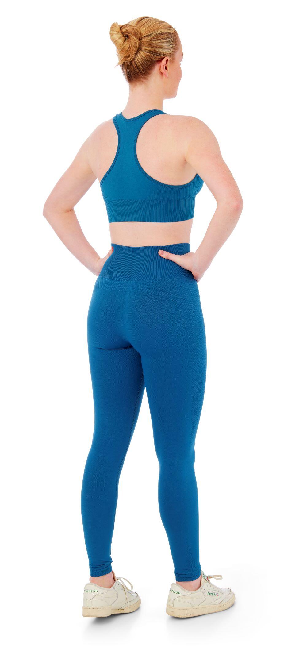 Xtreme Sportswear Dames Sportset - Sportlegging + Sporttop - Blauw 2/4